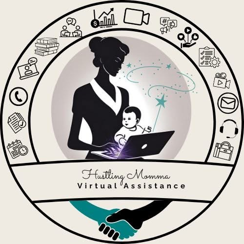 Hustling Momma Virtual Assistance Services Logo