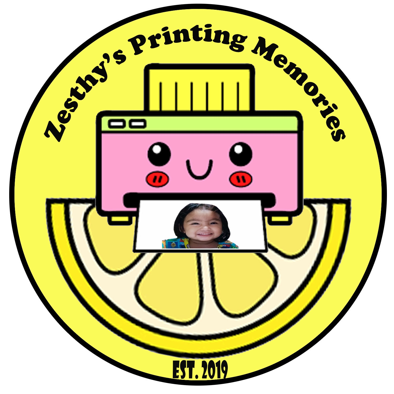 Zesthy's Printing Memories Logo