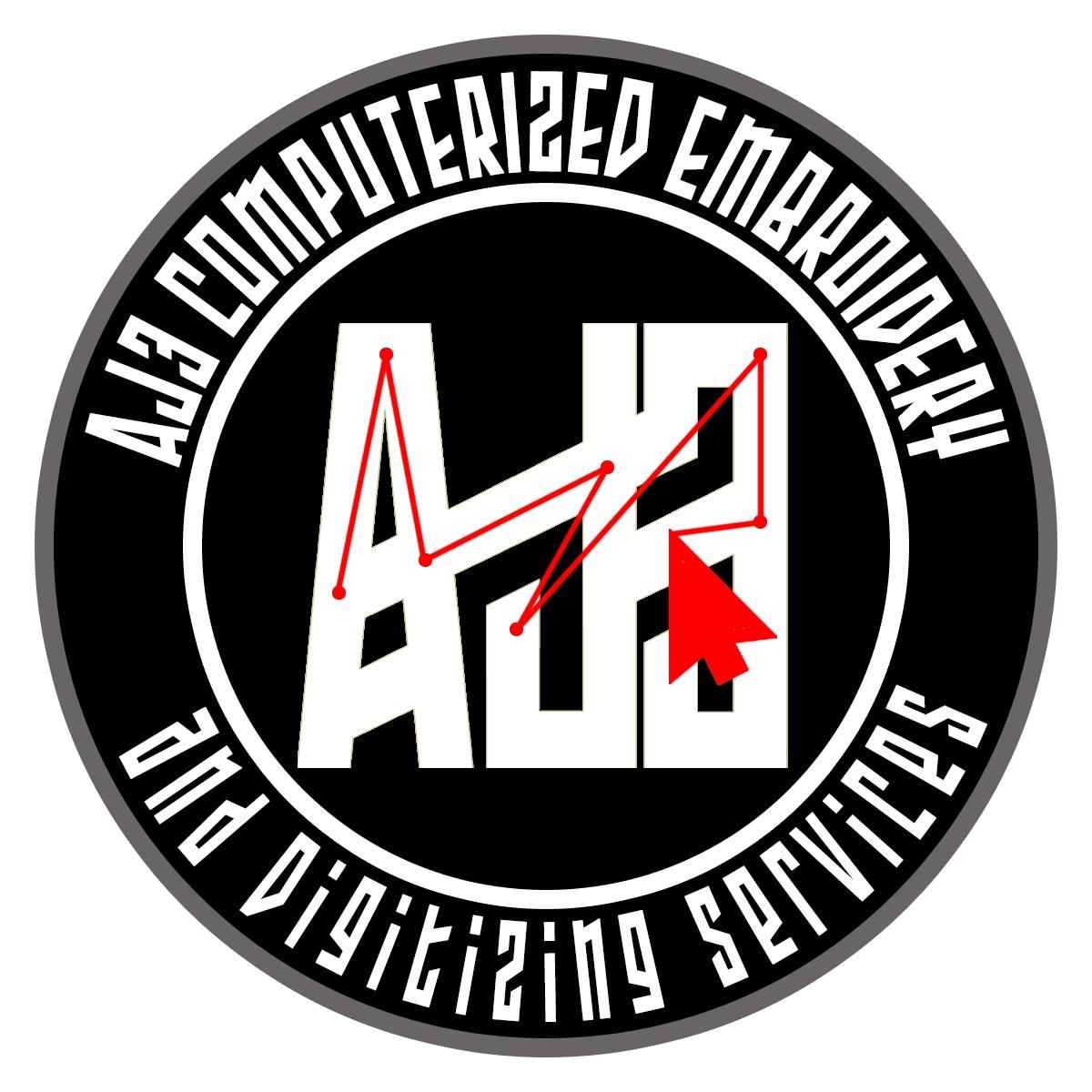 Aj3 Digitizing and Computerized Embroidery Logo