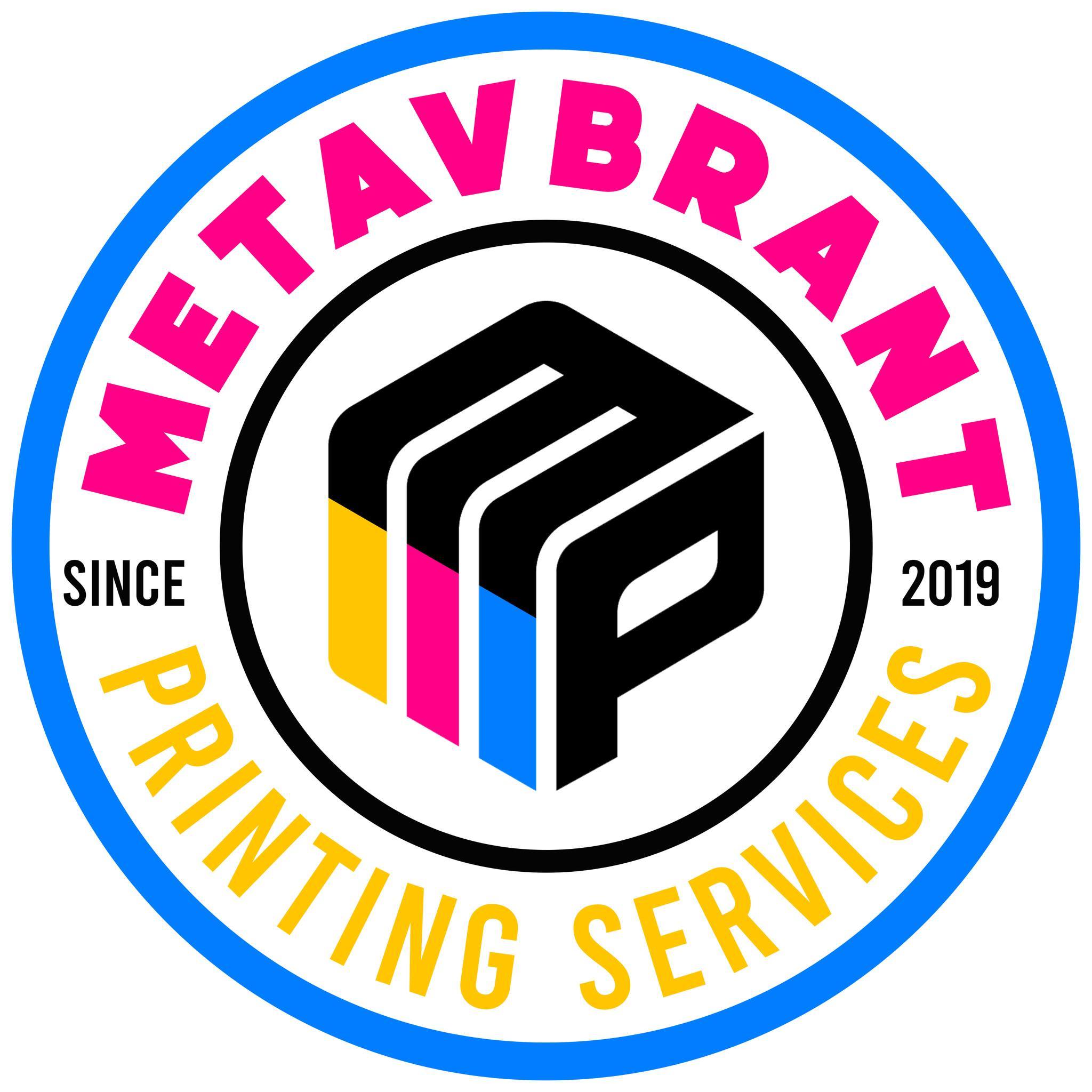 METAVBRANT PRINTING SERVICES Logo