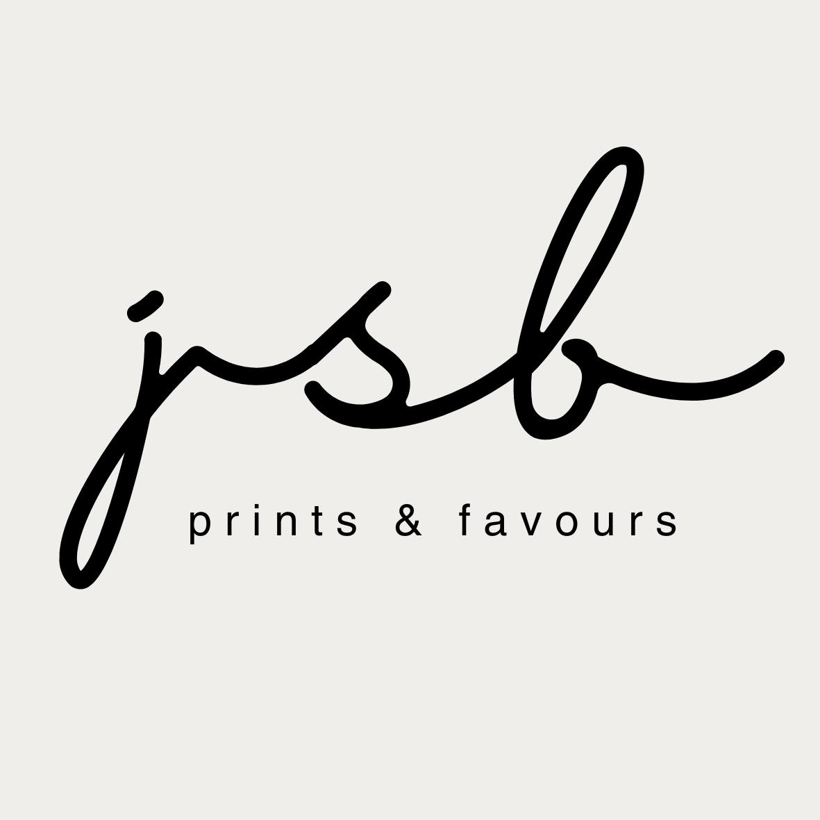 JSB Prints and Favours Logo