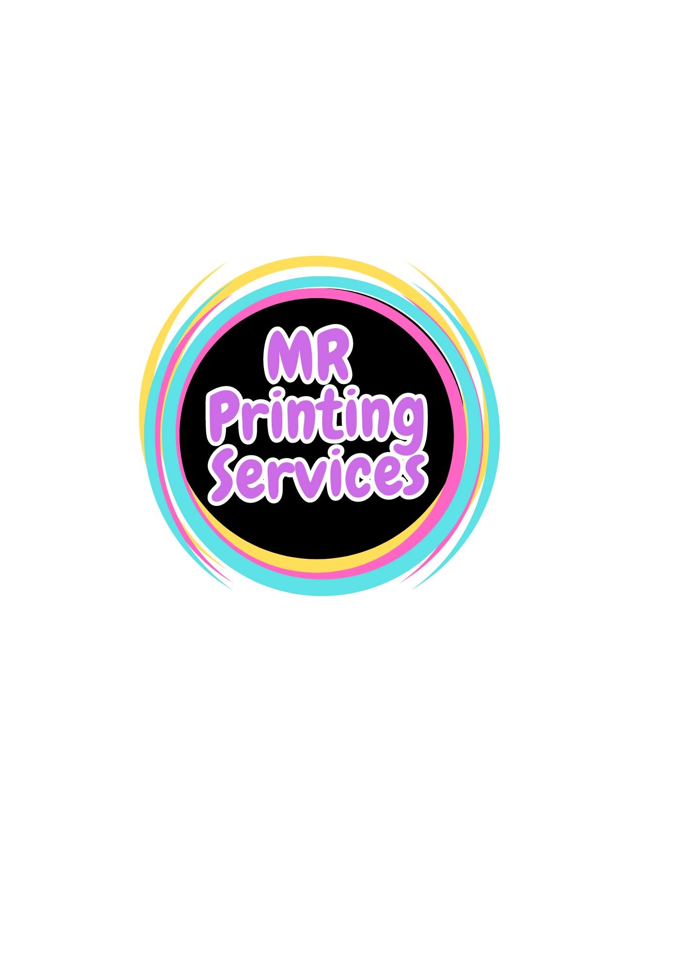 M.R Printing Services Logo