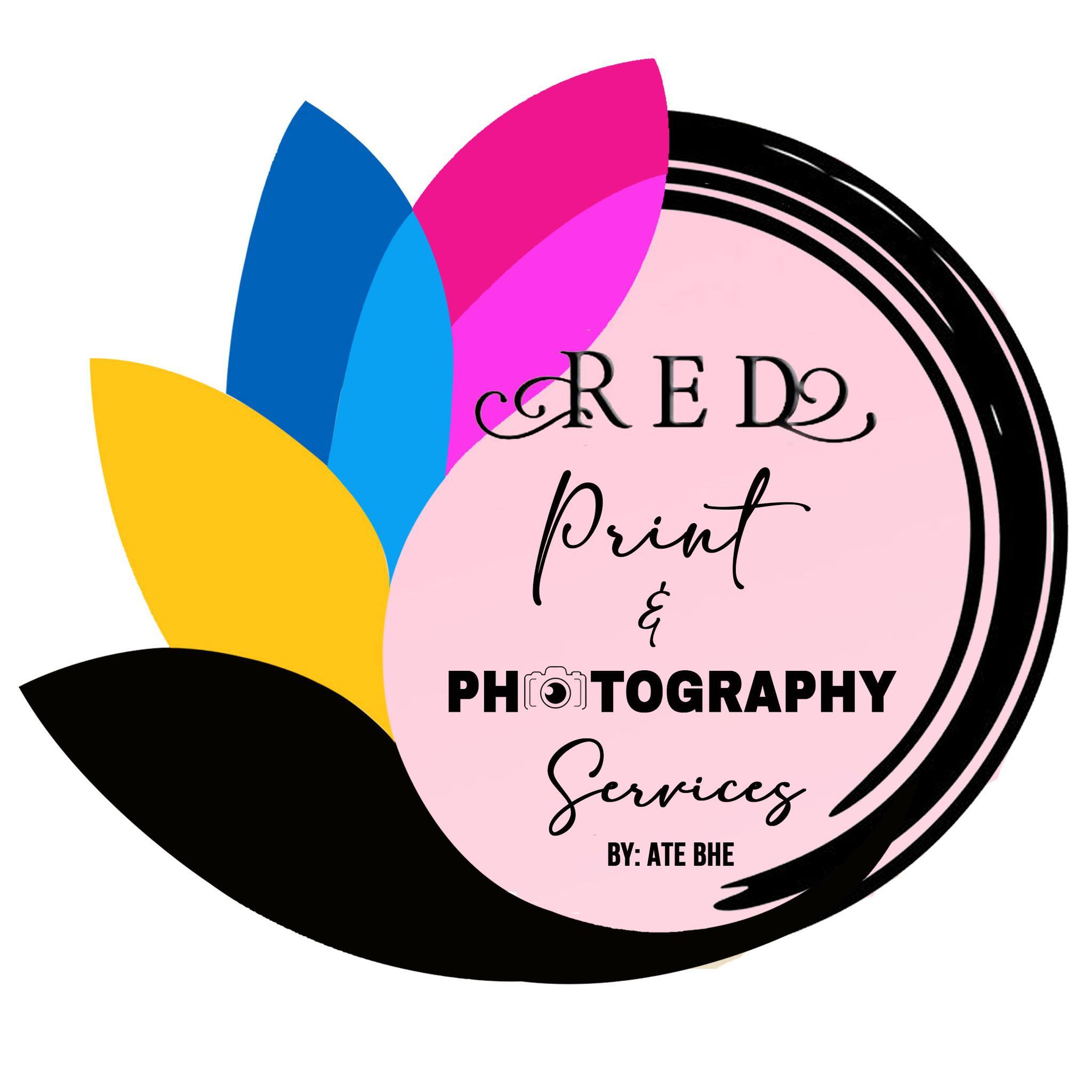 RED Print & Photography Services (Ate Bhe) Logo
