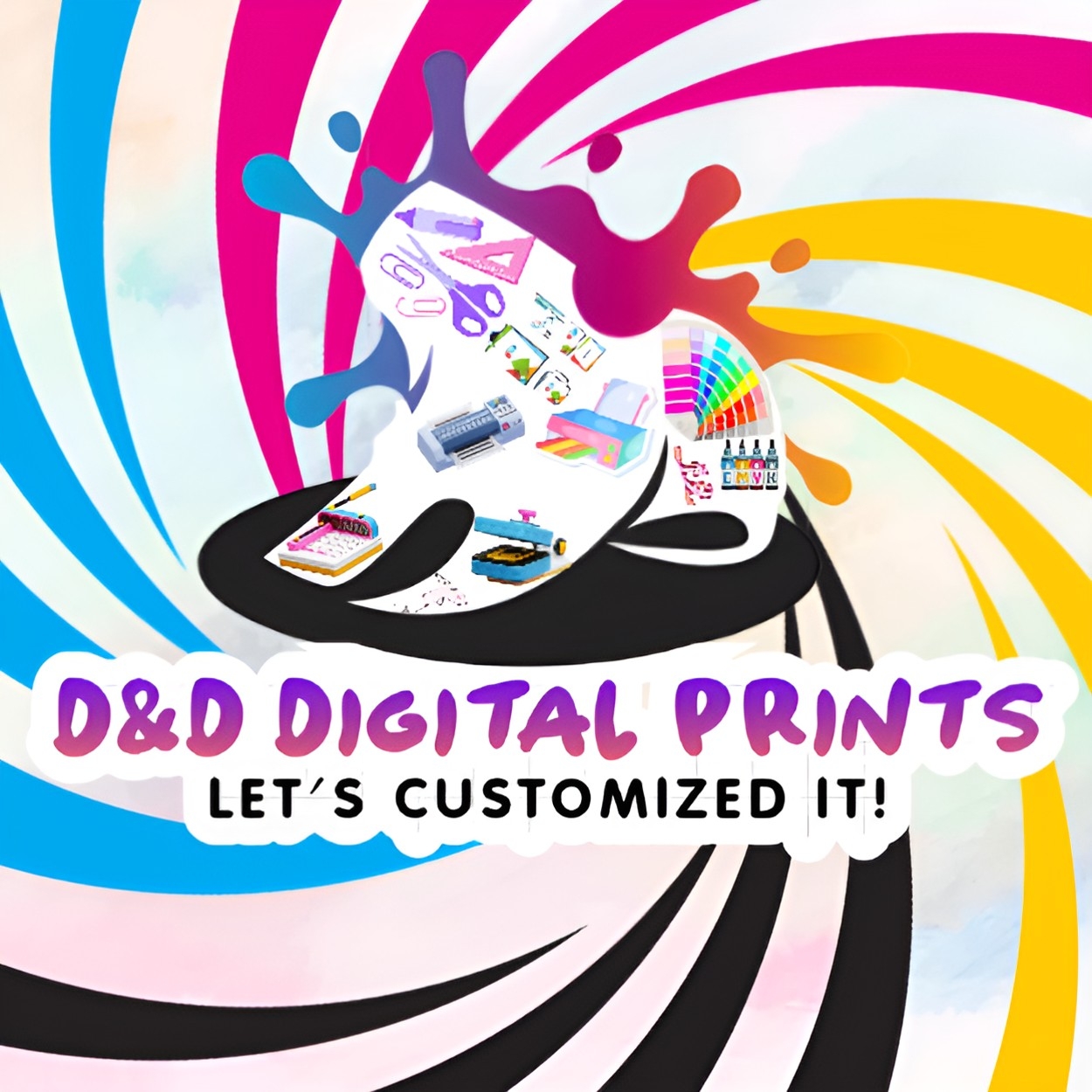 D&D DIGITAL PRINTS Logo