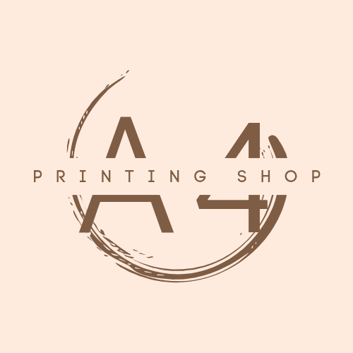 A4 Printing Shop Logo
