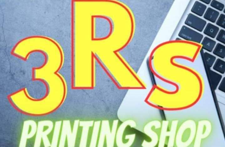 3rs Printing Shop Logo