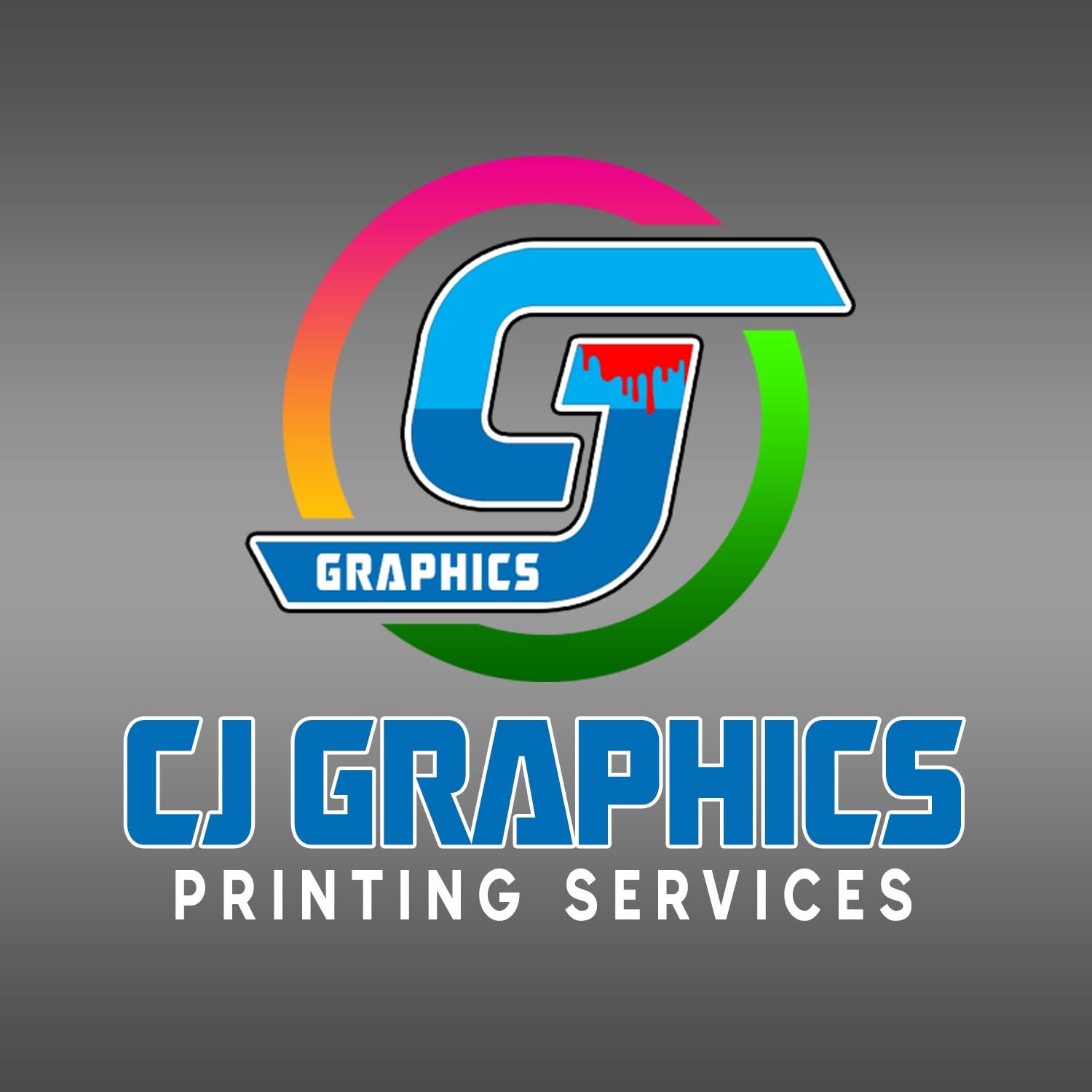 CJ Graphics Printing Services Logo