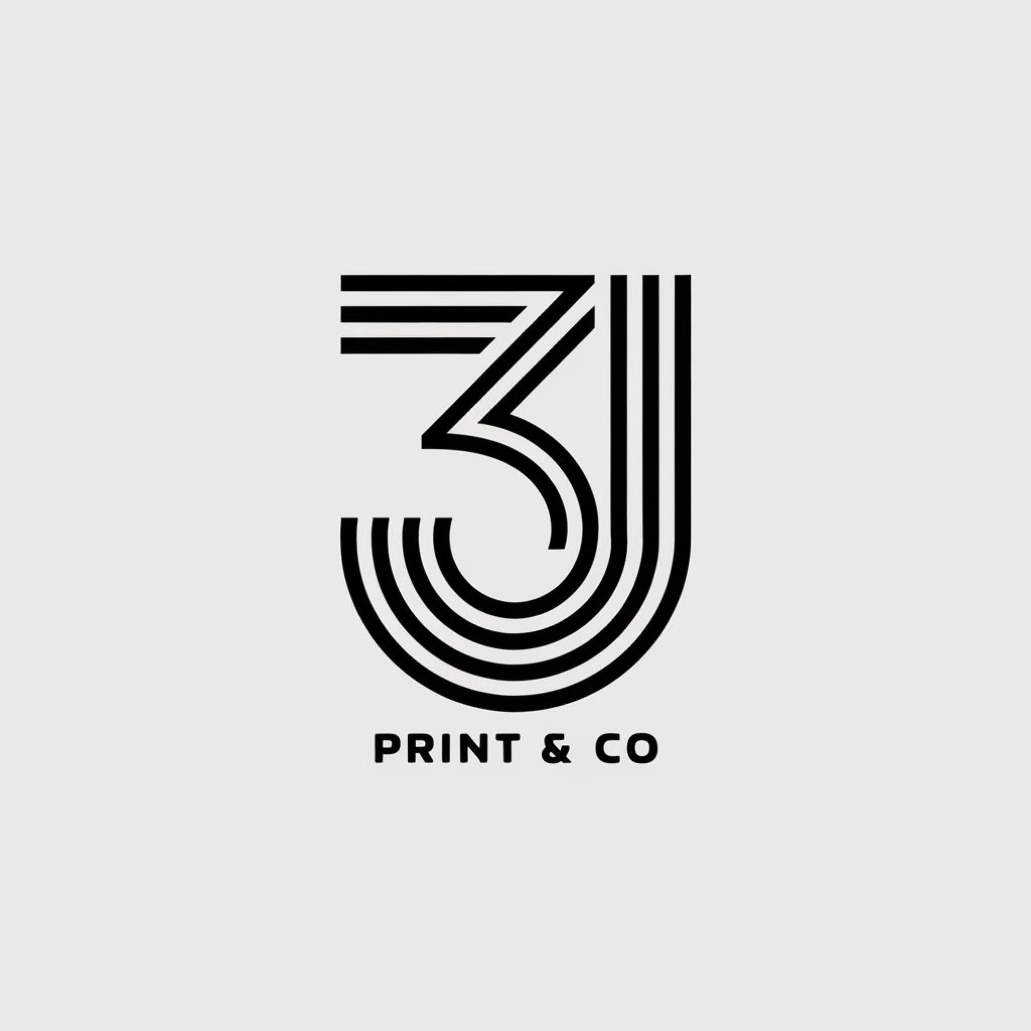 3J Print & Co. Logo