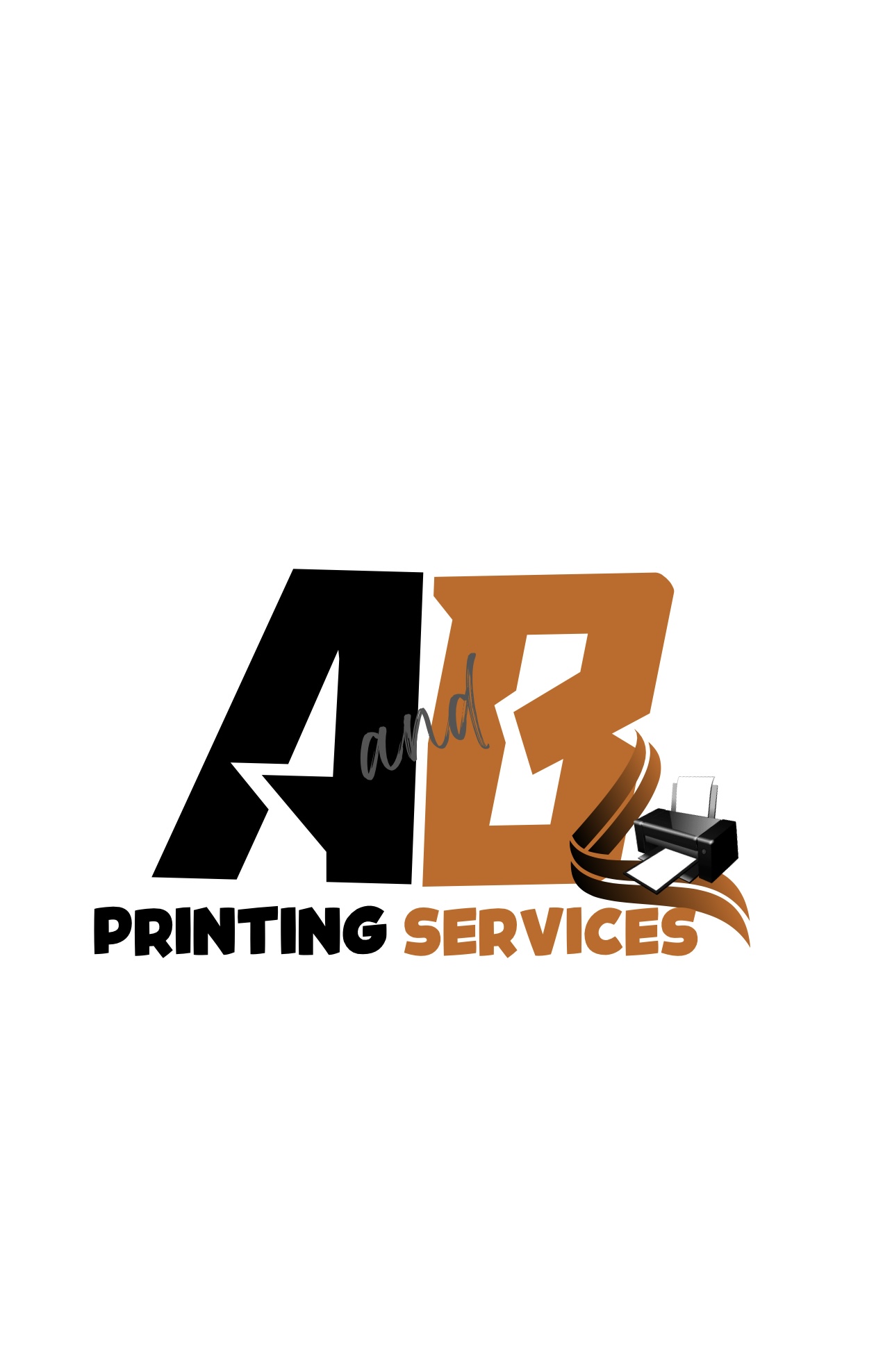 A&B Printing Services Logo