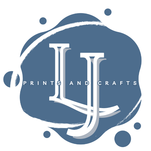 Lj Prints and Crafts Logo