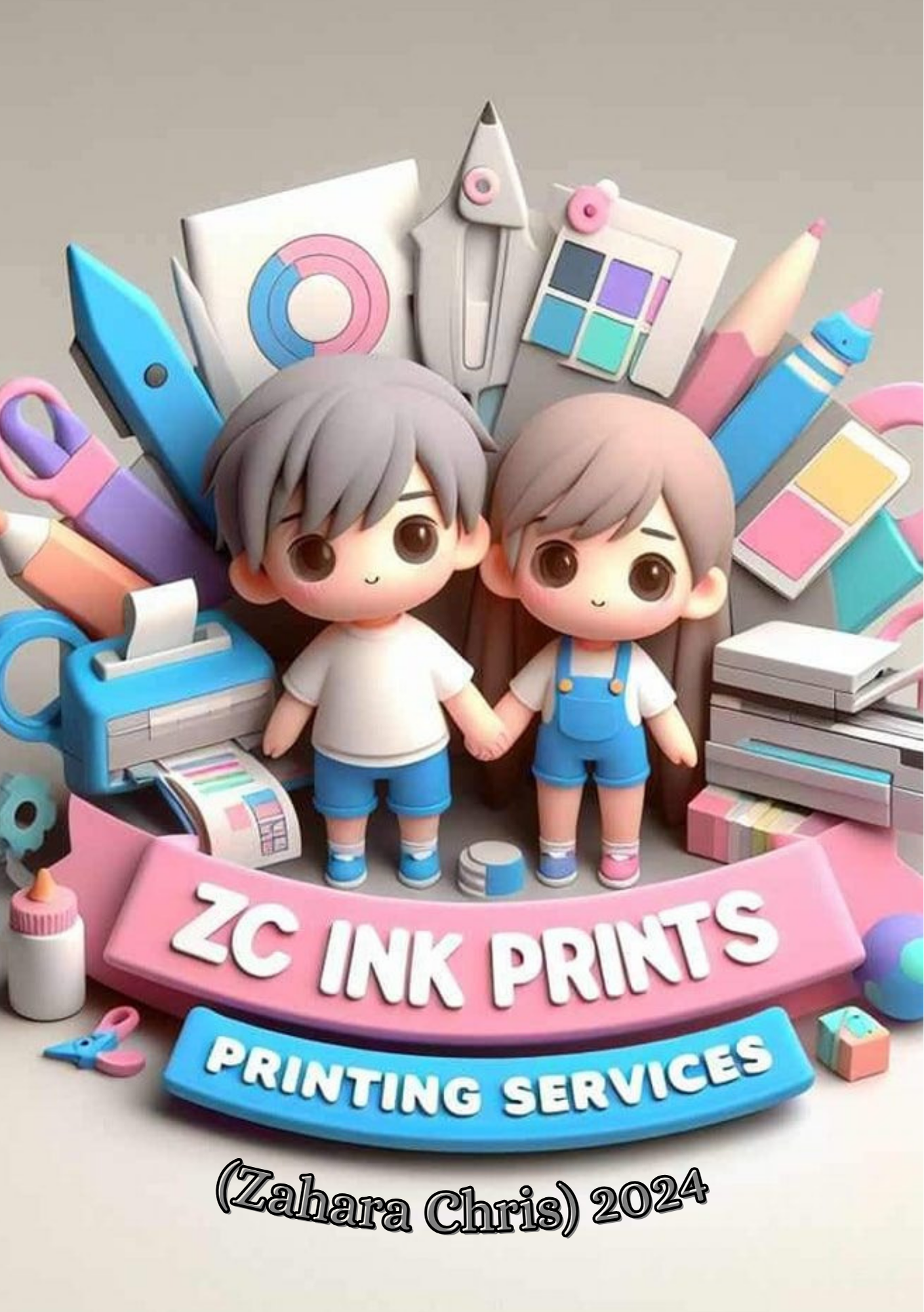 ZC InkPrints Printing Services and General Merchandise Logo