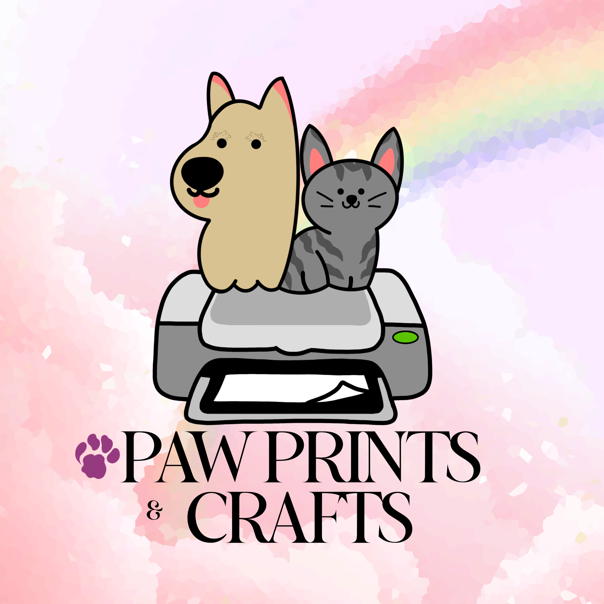 Paw Prints & Crafts Logo