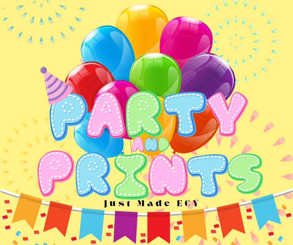 Party and Prints Just Made ECY Logo