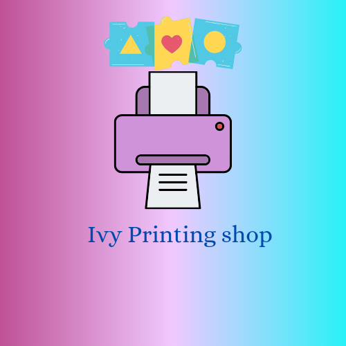 Ivy printing shop Logo