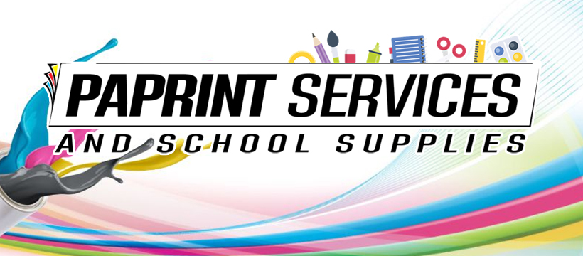 Paprint Services and School Supplies Logo