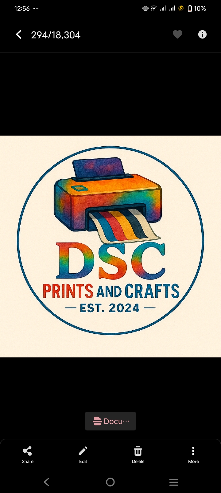 DSC PRINTS AND CRAFTS Logo