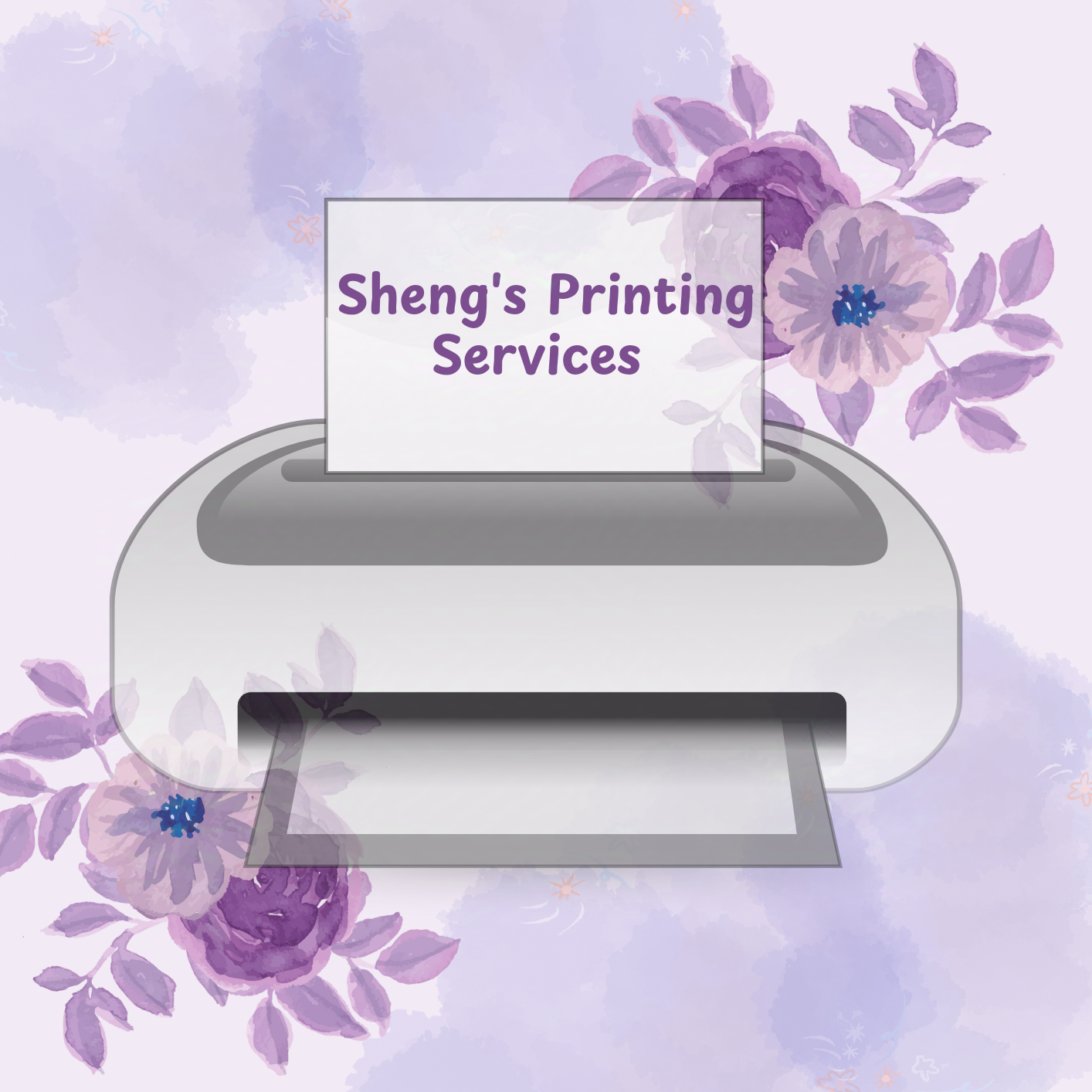 Sheng's Printing Services Logo