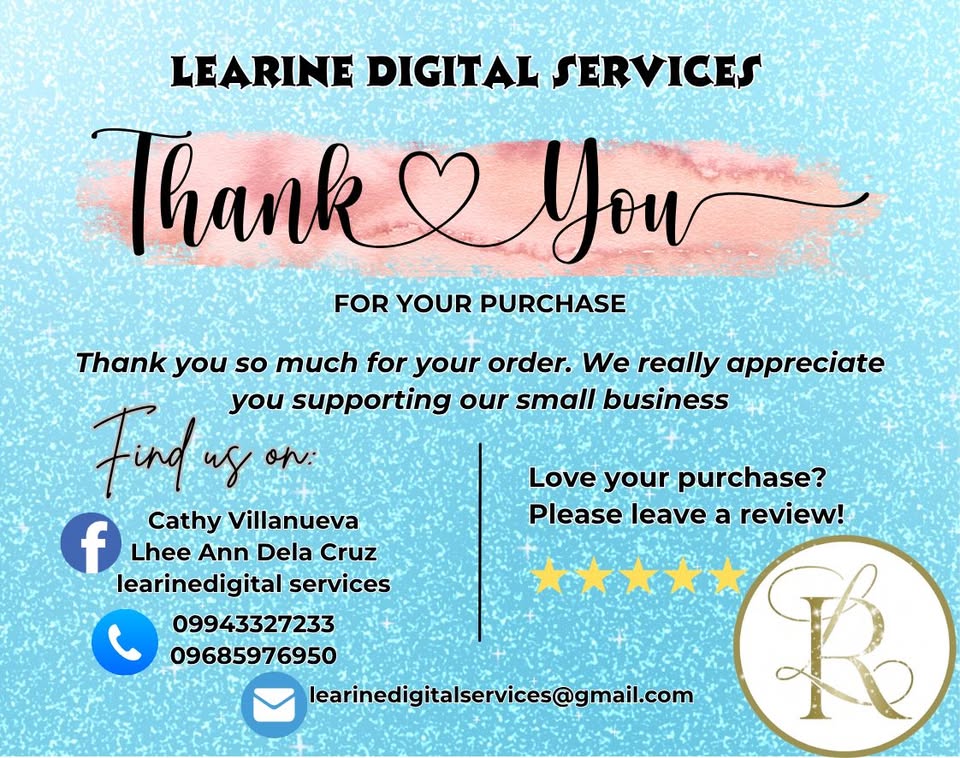 Learine Digital Printing Shop Logo