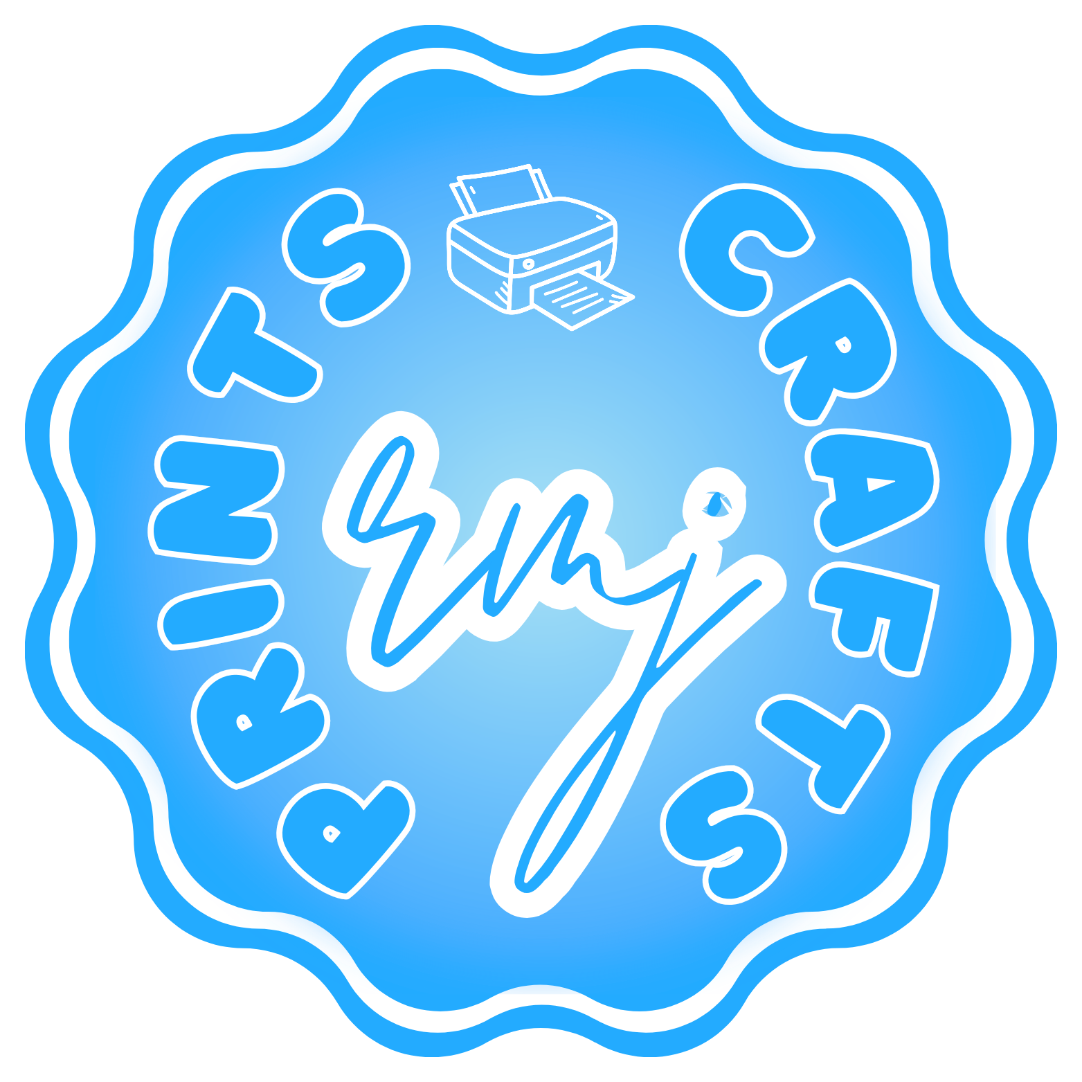 RMJ Prints and Crafts Logo