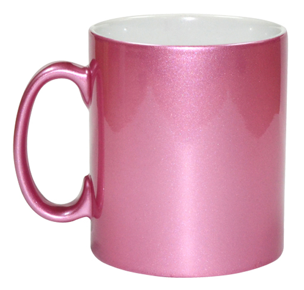 Pink Sparkling Ceramic Mug