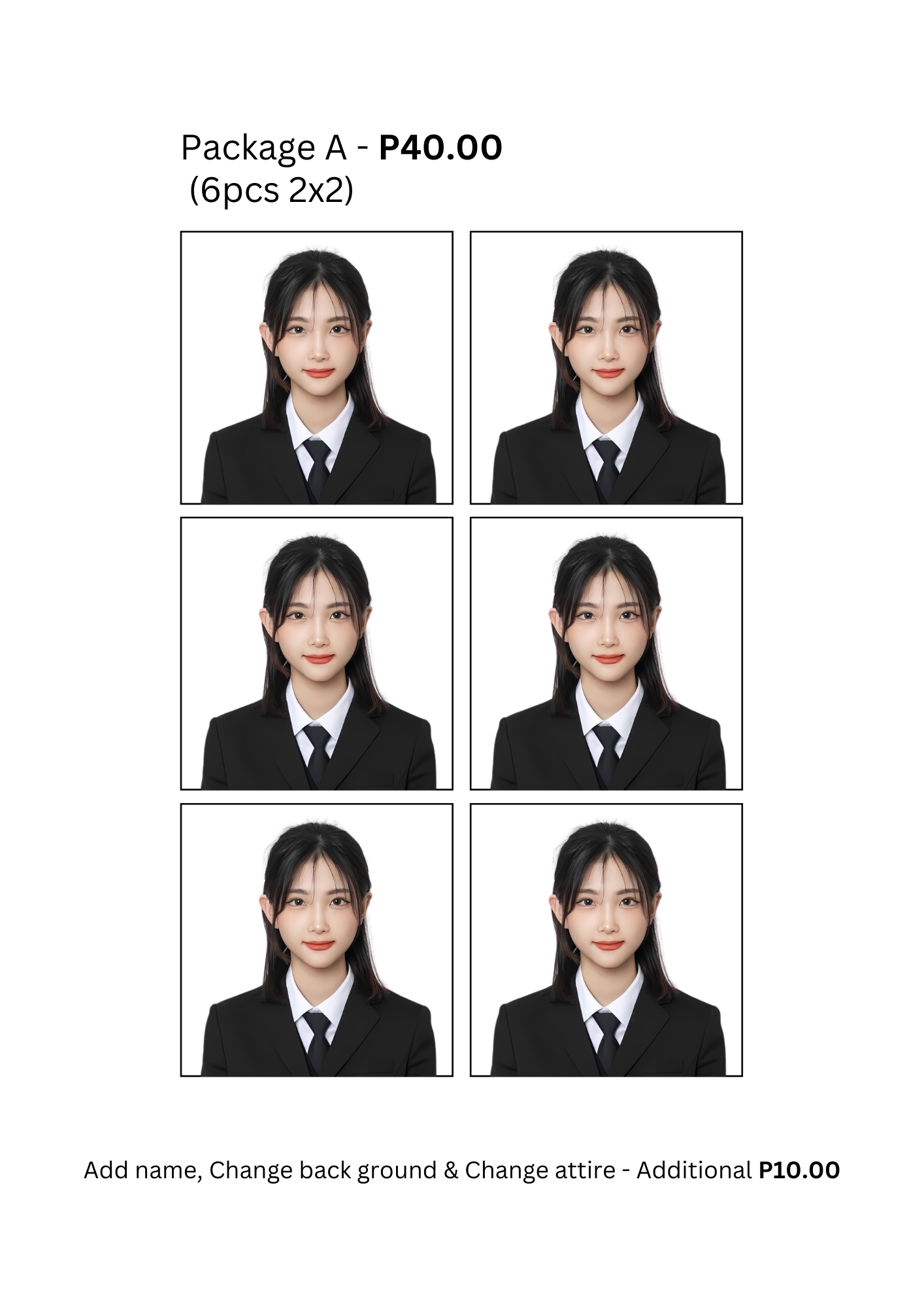 Rush ID Package A (6 pcs 2x2)