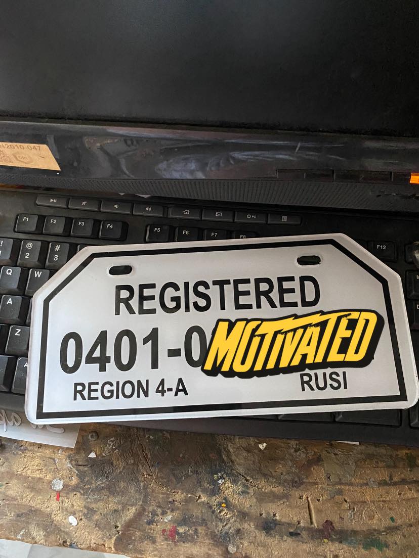 OLD MC PLATE - Acrylic