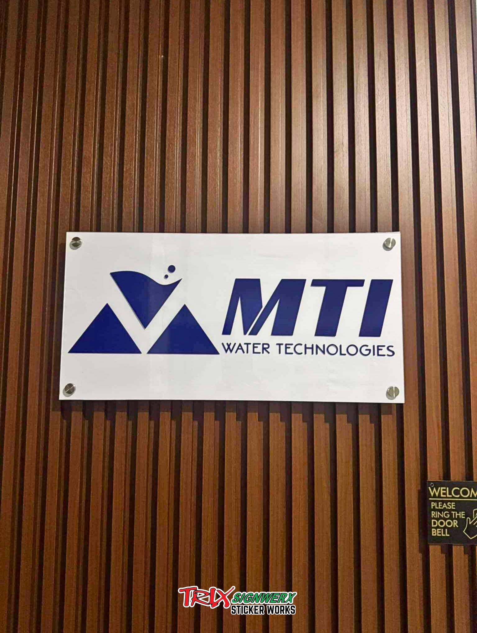 Acrylic Signage - Flat