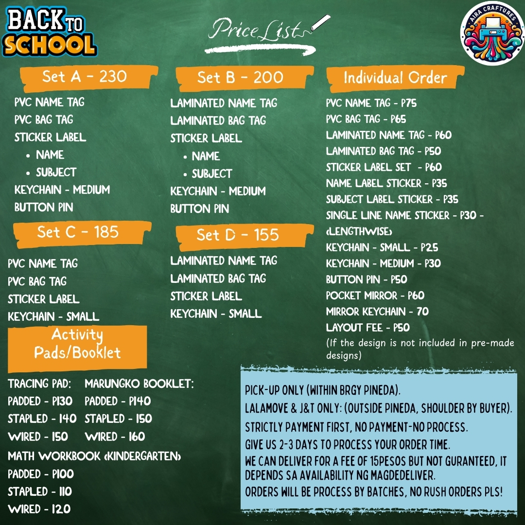 Back to School - Layout Fee